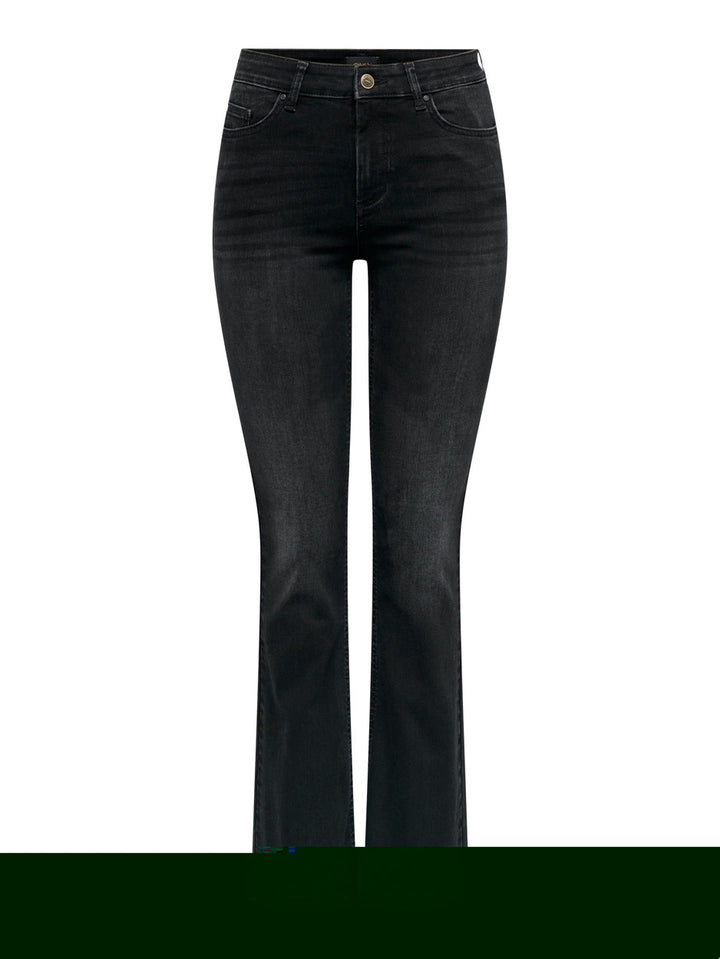 Onlblush Mid Flared Dnm Ta - Black Denim