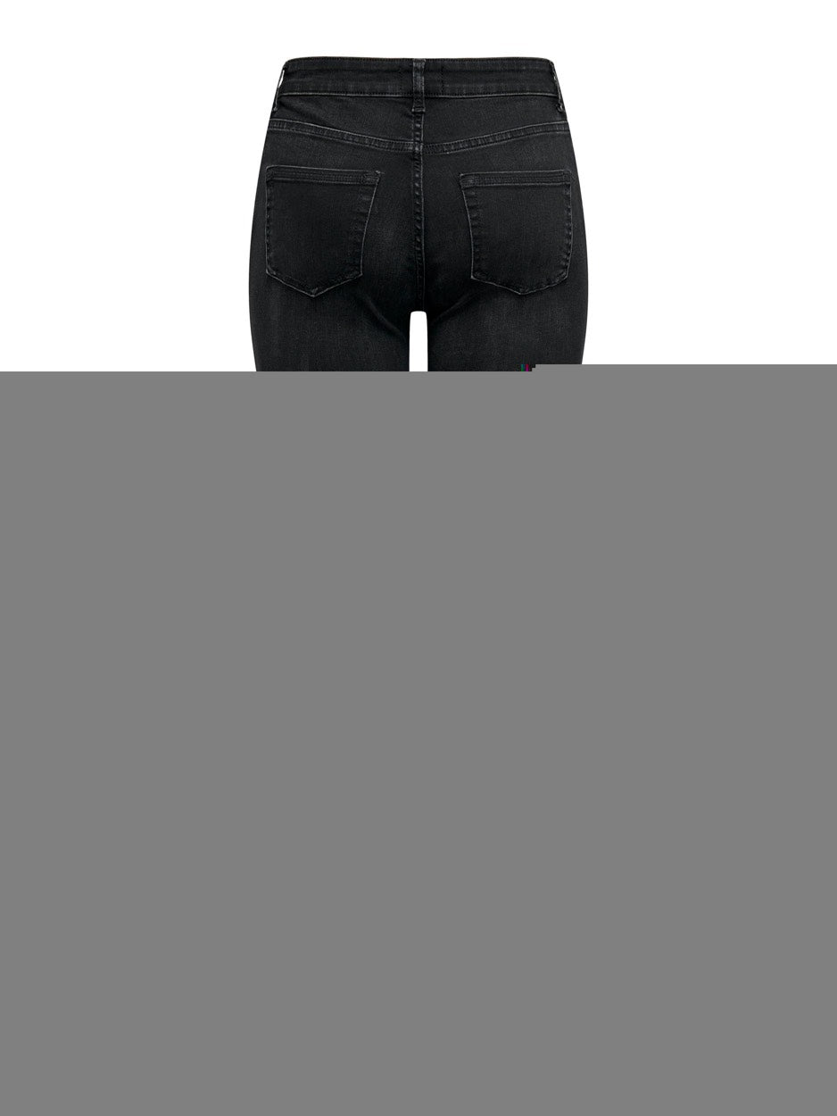 Onlblush Mid Flared Dnm Ta - Black Denim
