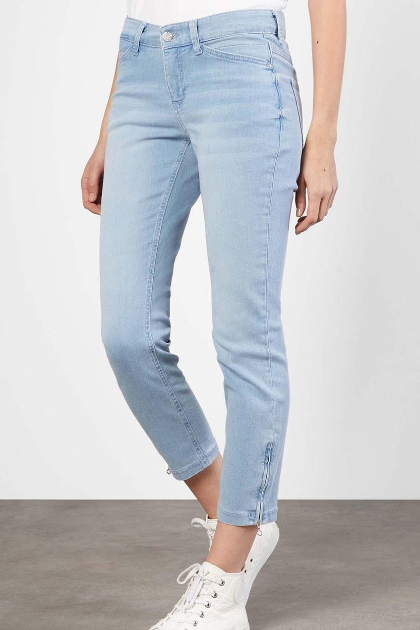 Dream Skinny Mac Spijkerbroek Dames Sale MAC 7/8 Jeans Blue Denim