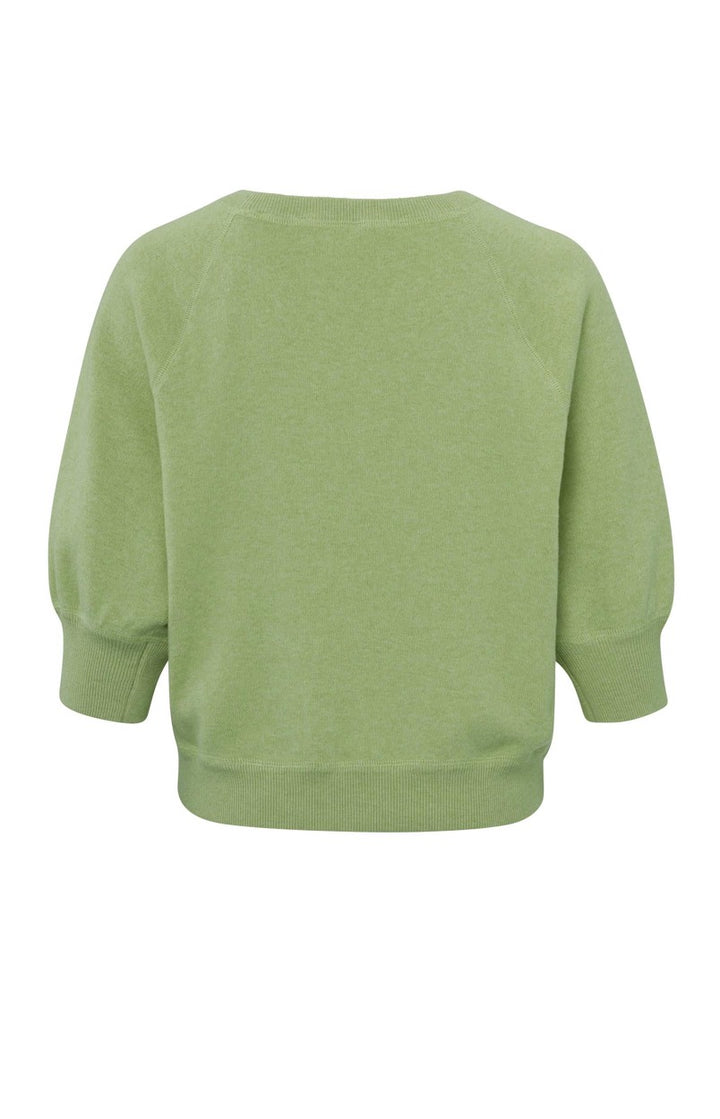 Sweater With Raglan Sleeves - Groen