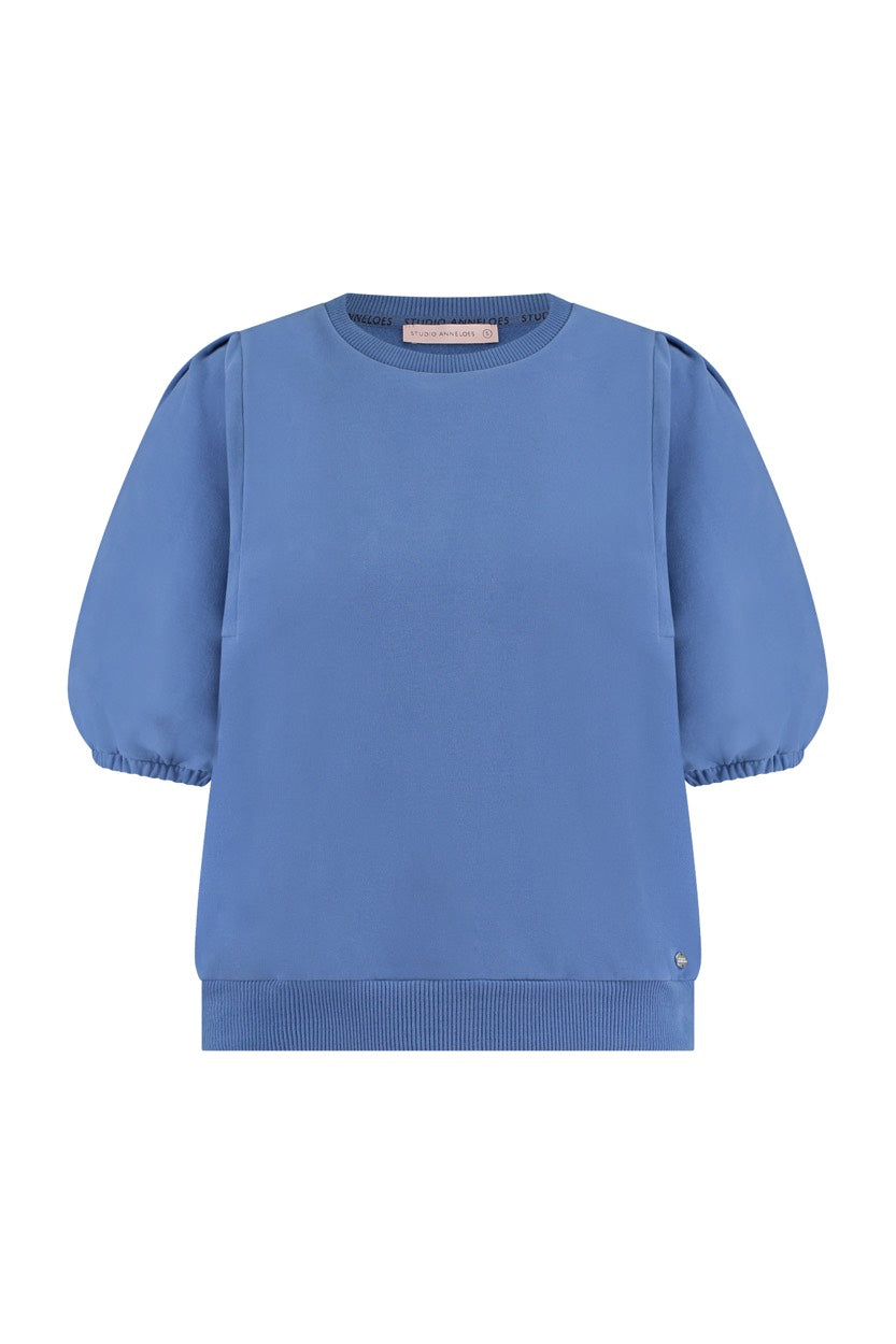 Claartje Puff Sweater - Blauw