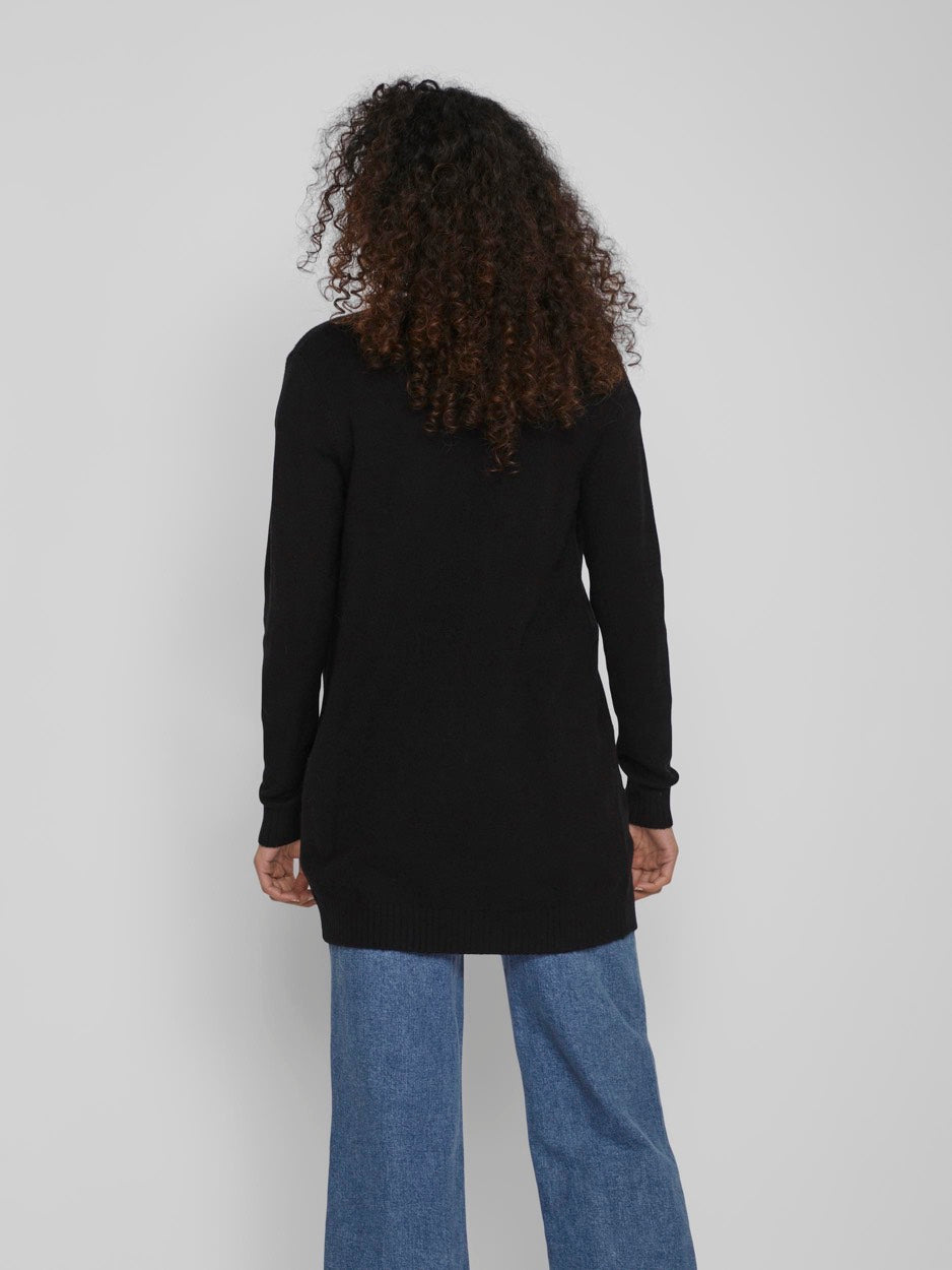 Viril Open L/s Knit Cardigan - Noos - Zwart