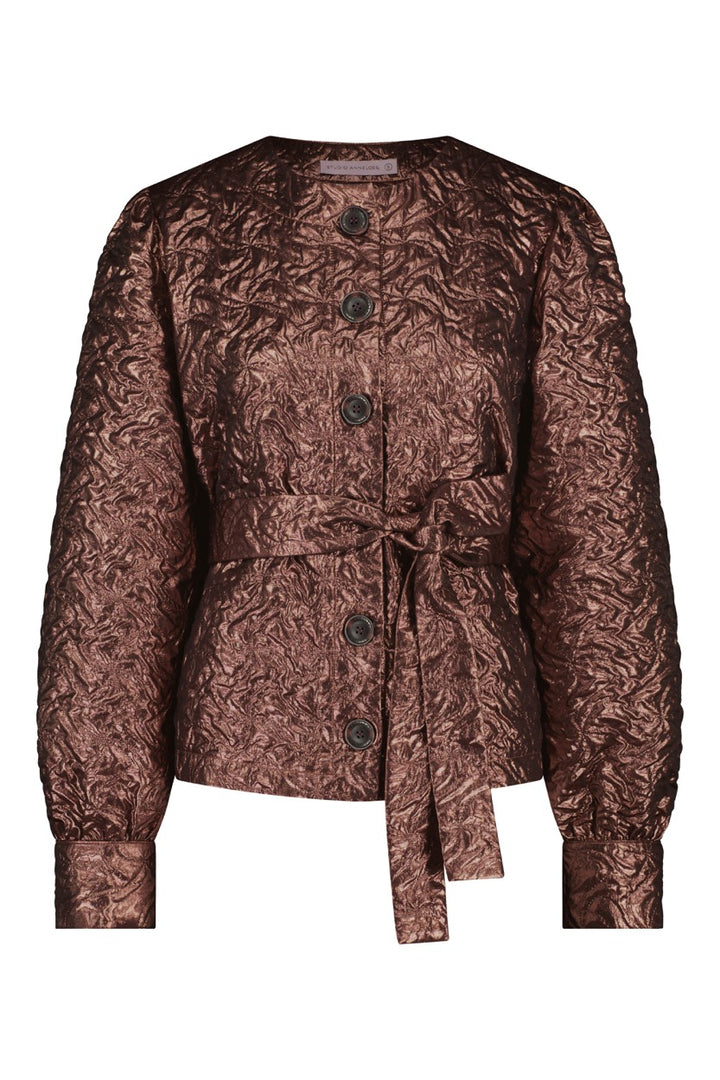 Pam Shiny Jacket - Bronskleurig