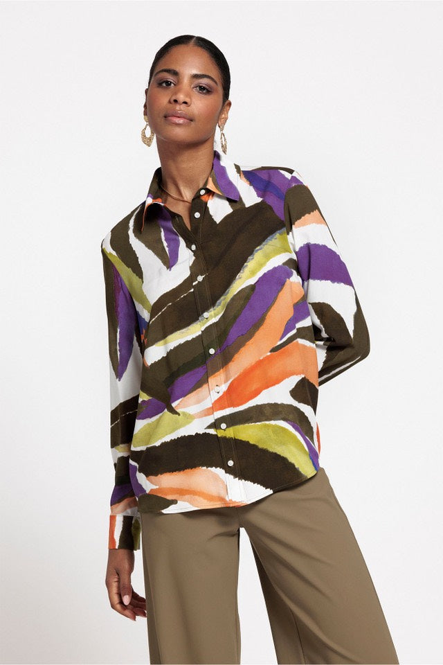 Bobby Viscose Fade Top - Multicolor