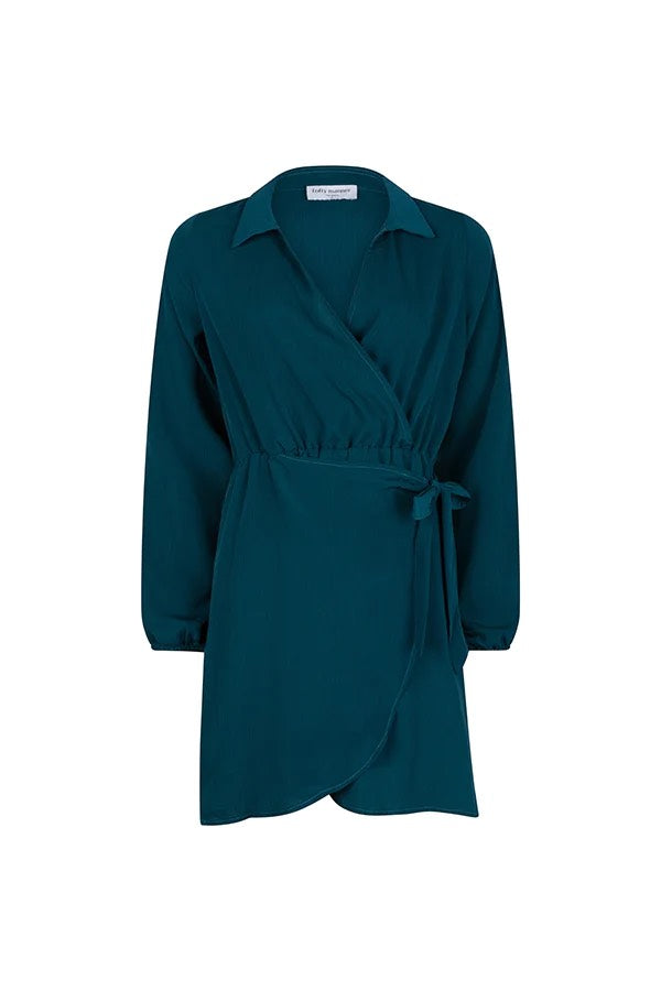 Dress Sara - Petrol Blauw