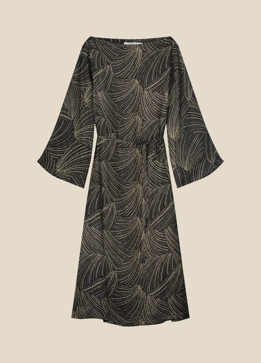 25years: Dress Sequins Print - Zwart Dessin