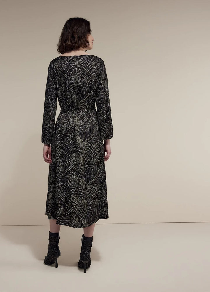 25years: Dress Sequins Print - Zwart Dessin