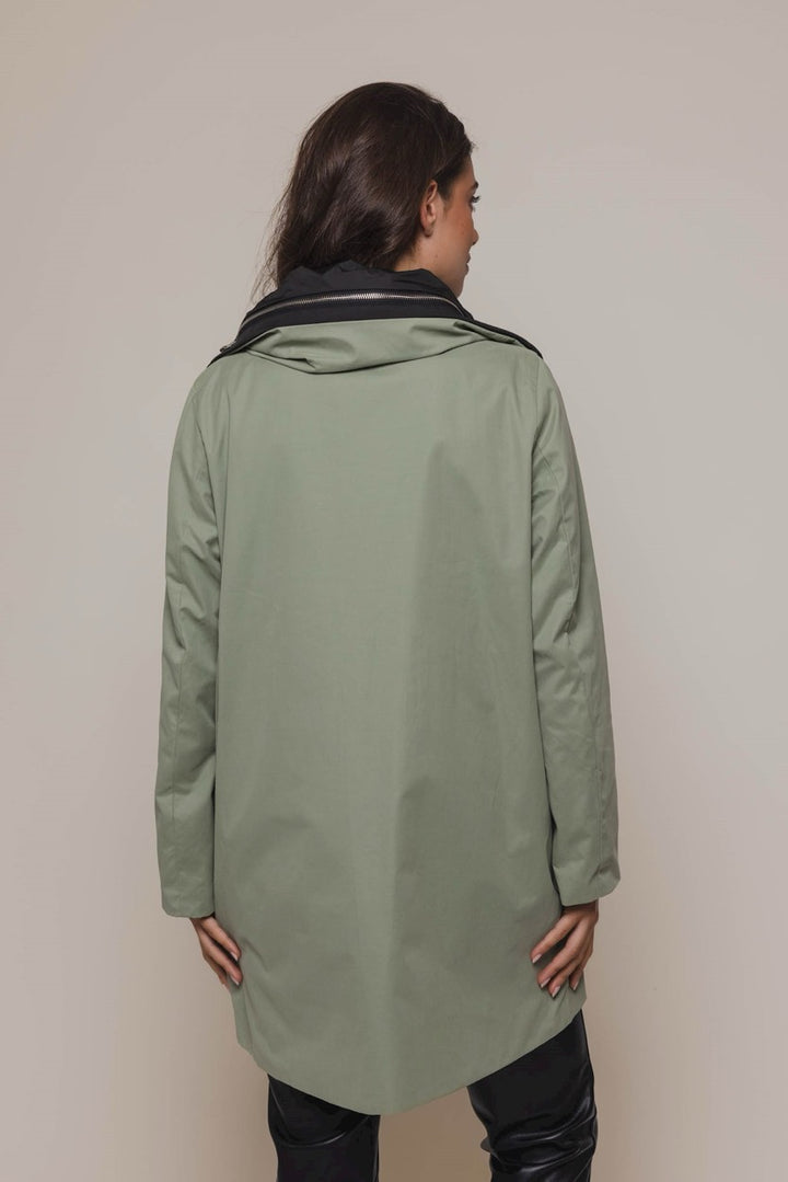 Reversible Coat - Olijf