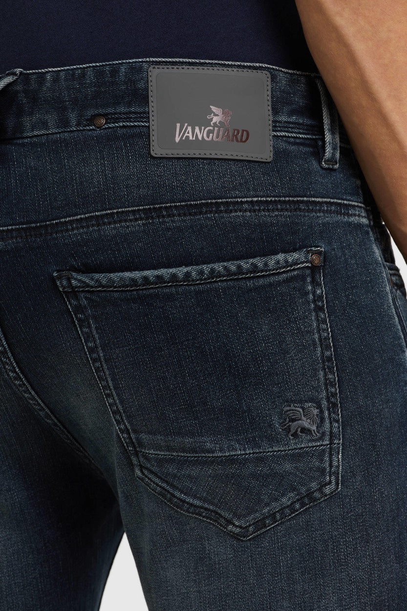V850 Rider In Kleur Deep Worn Blue - Blue Denim