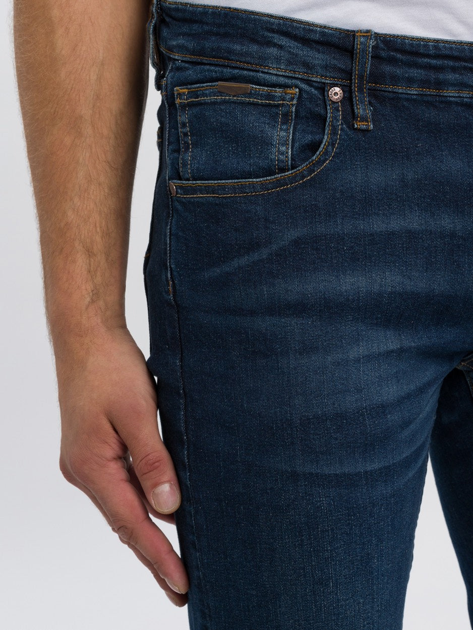 Damien Slim Fit E198-006 - Blue Denim