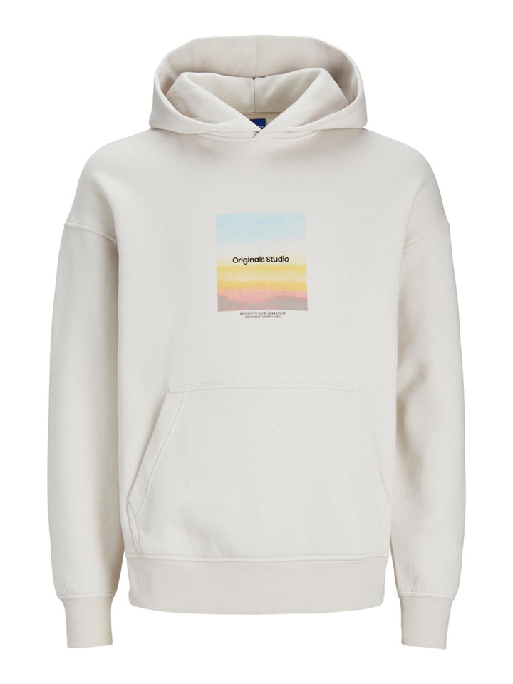 Jorvesterbro Aqua Sweat Hood Ln - Beige