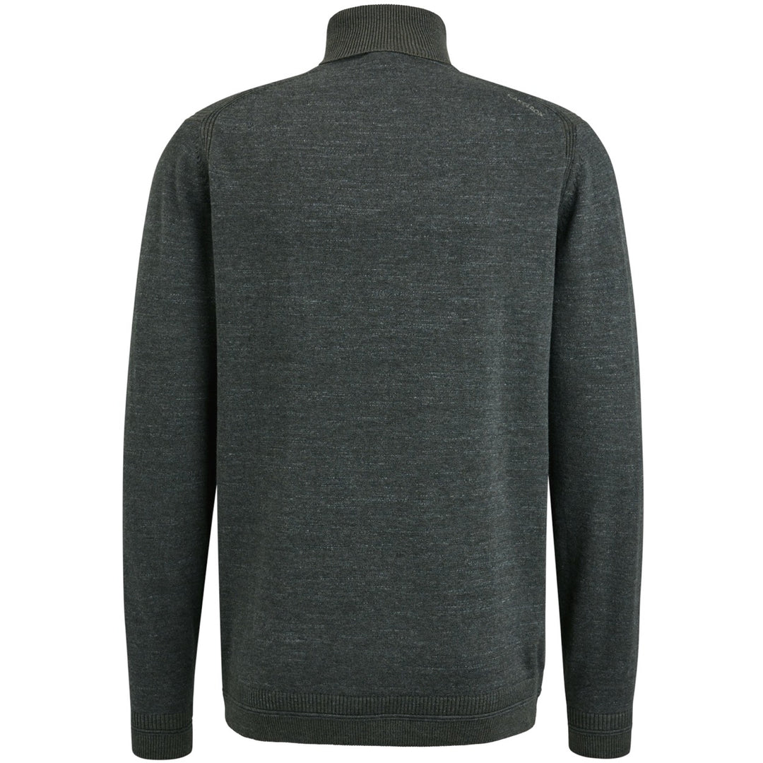 Roll Neck Cotton Heather Plated Ro - Grijs Dessin