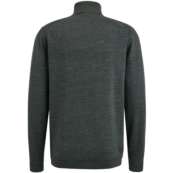 Roll Neck Cotton Heather Plated Ro - Grijs Dessin