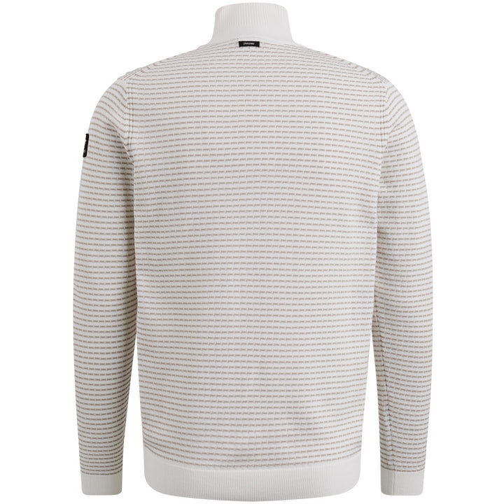 Half Zip Collar Cotton Modal - Zand Dessin