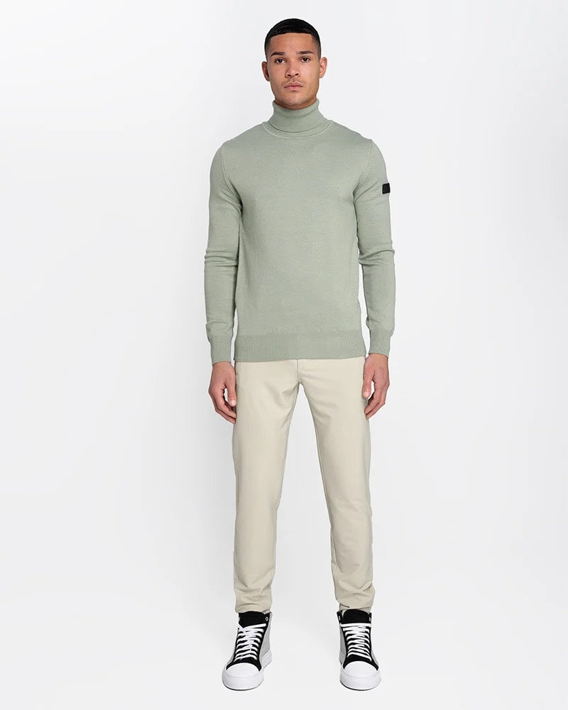 Knit Turtleneck - Oud Groen