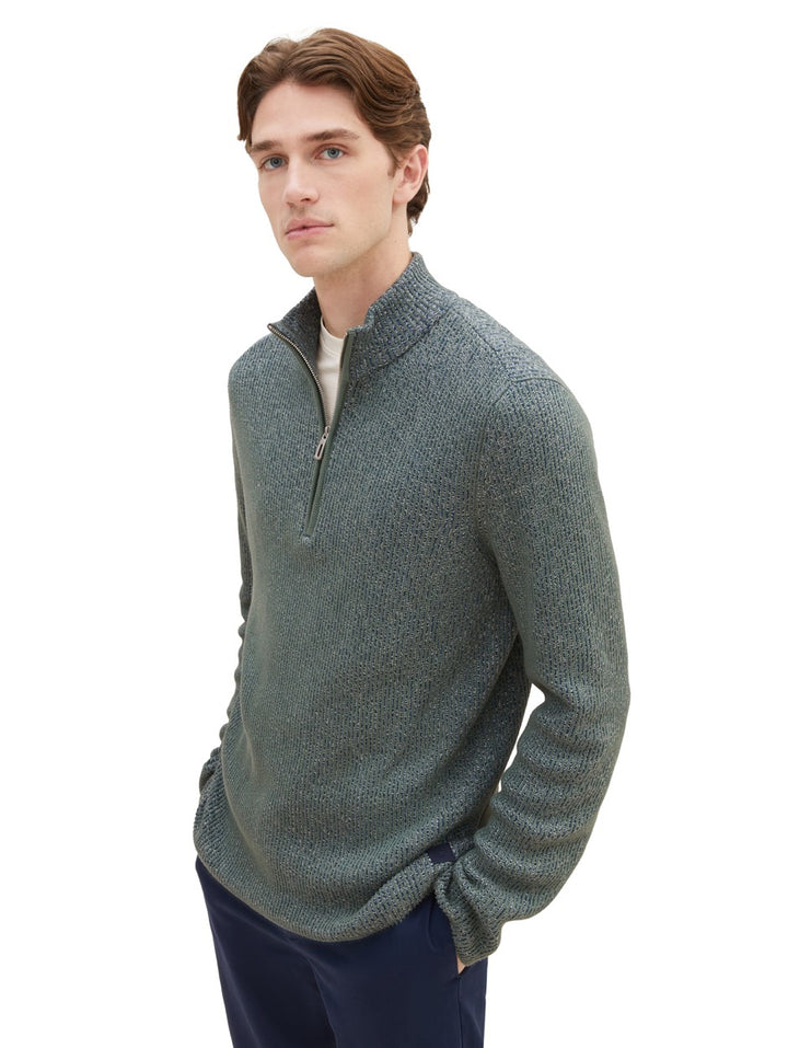 Knitte Mouline - Groen Melee