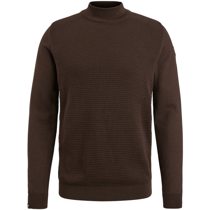 Mock Neck Pima Cotton - Bruin