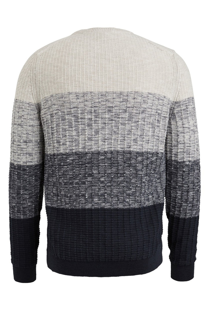 Crewneck Casual Stripe Crewneck - Grijs Dessin