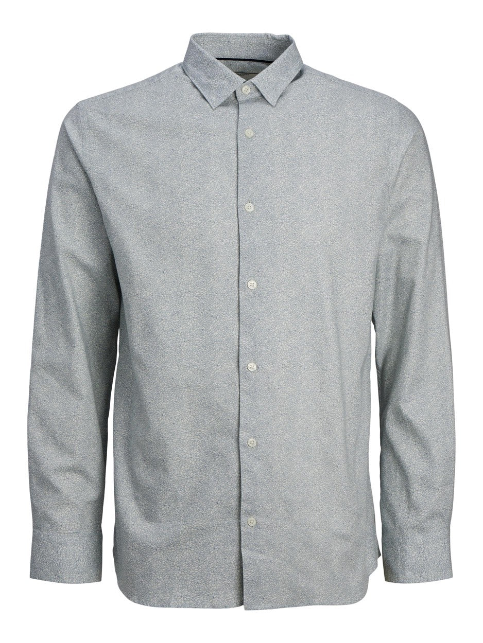 Jprblanordic Print Shirt L/s Sn - Groen Dessin