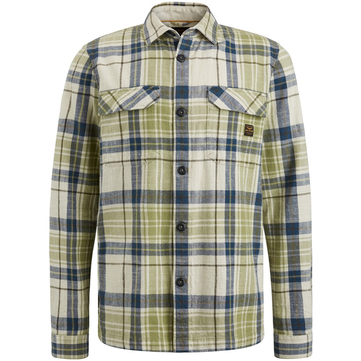 Long Sleeve Shirt Ctn Yd Check - Groen Dessin