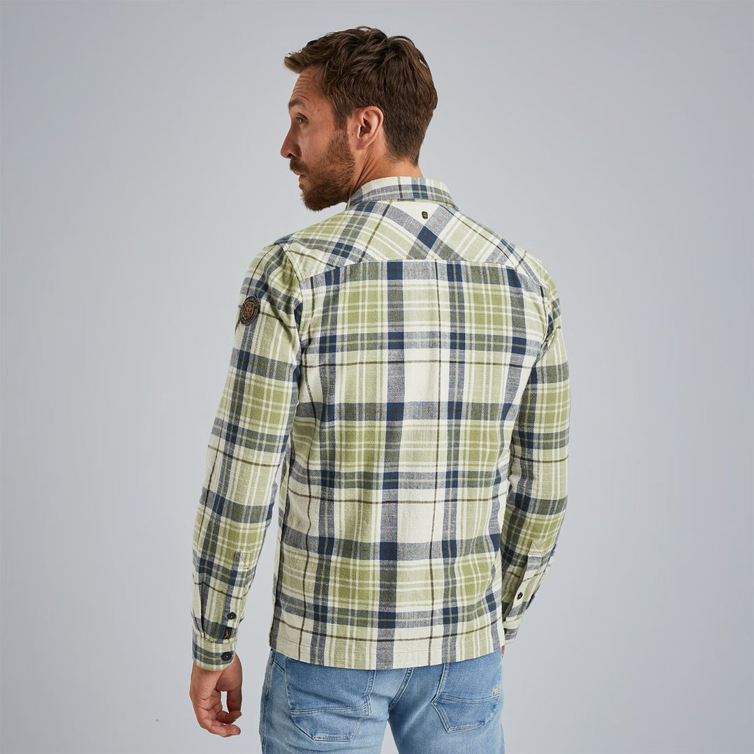 Long Sleeve Shirt Ctn Yd Check - Groen Dessin