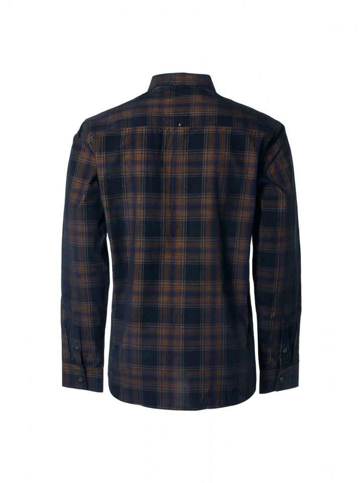 Shirt Corduroy Check - Blauw Dessin