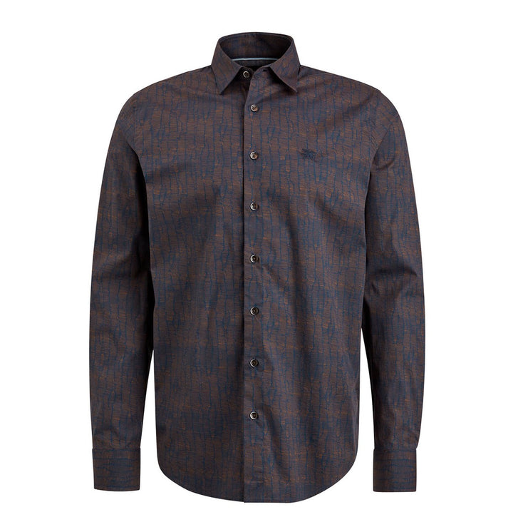 Long Sleeve Shirt Print On Fine Po - Bruin Dessin