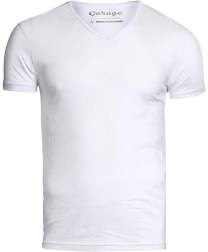 Body Fit V-neck - Wit