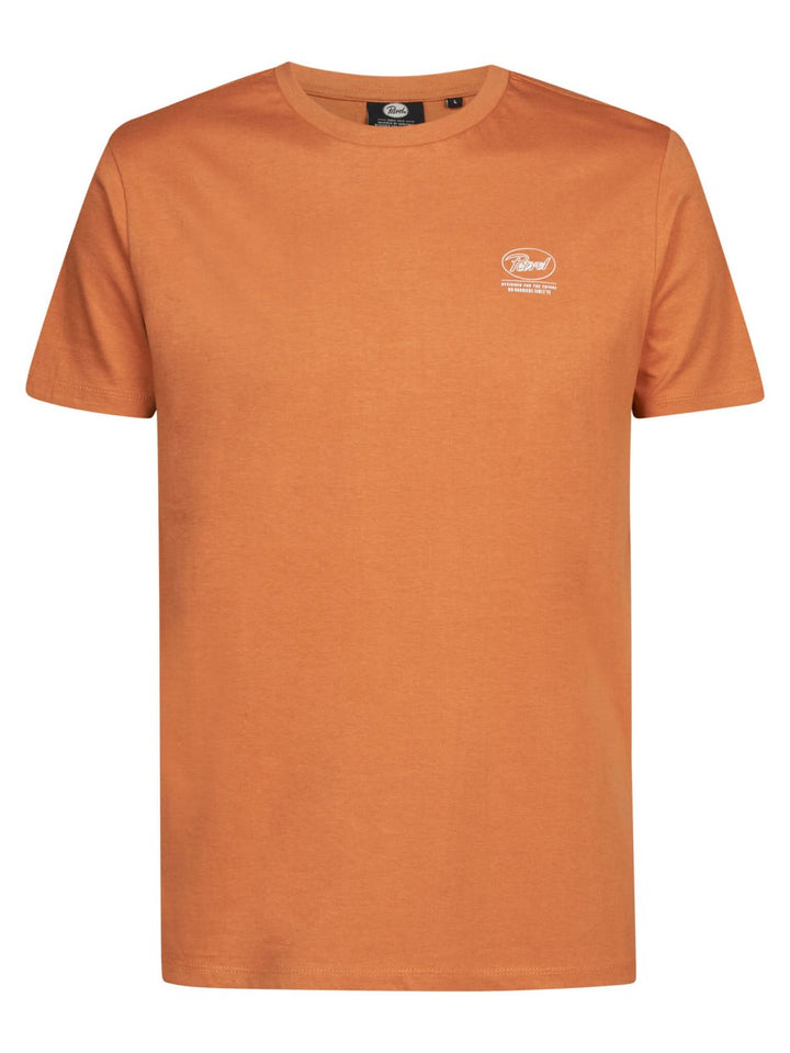 T-shirt Uni - Oranje