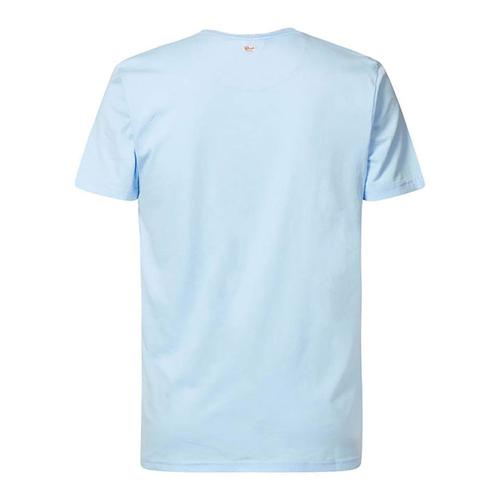 T-shirt Ss Classic Print - Lichtblauw