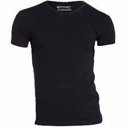 Body Fit V-neck - Zwart