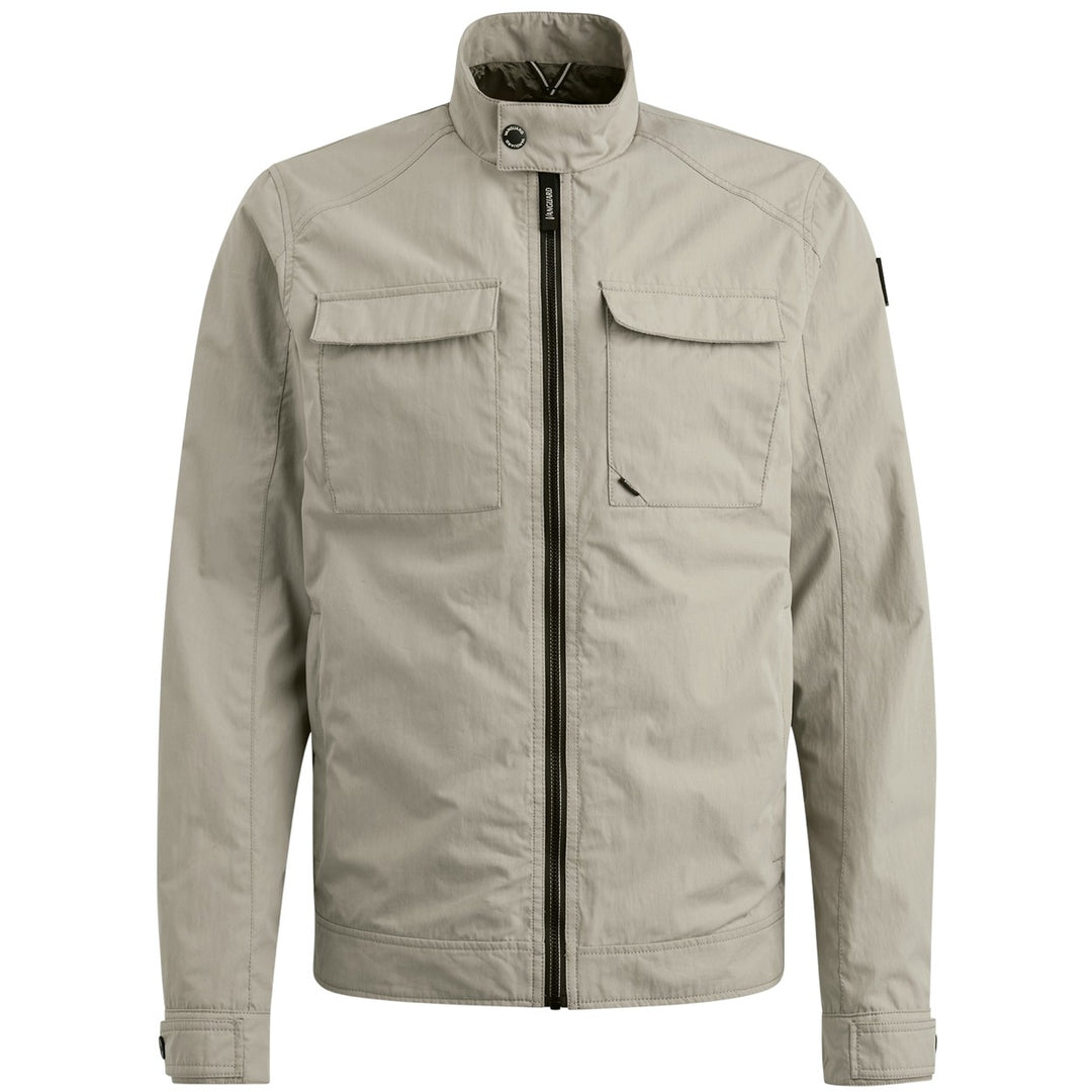 Short Jacket Mech Cotton Racechase - Beige