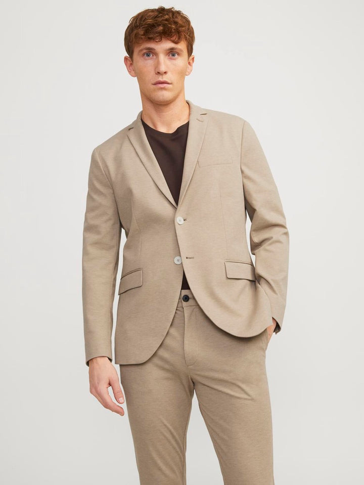 Jprjones Stretch Blazer Noos - Licht Bruin