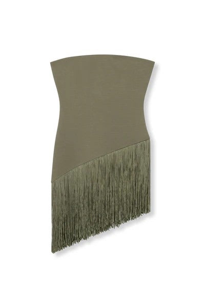 Refined department top z/m dames army – R2606850204