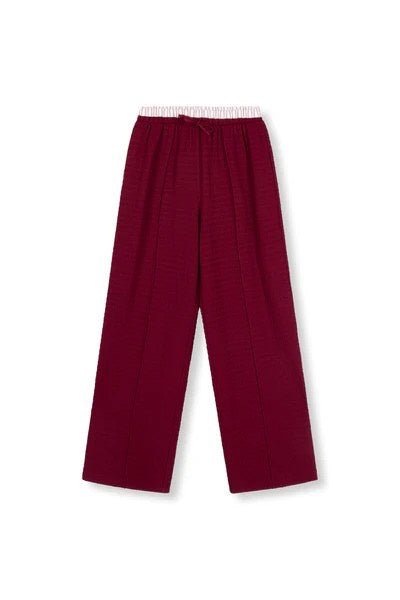 Refined department lange broek bordeaux – dames