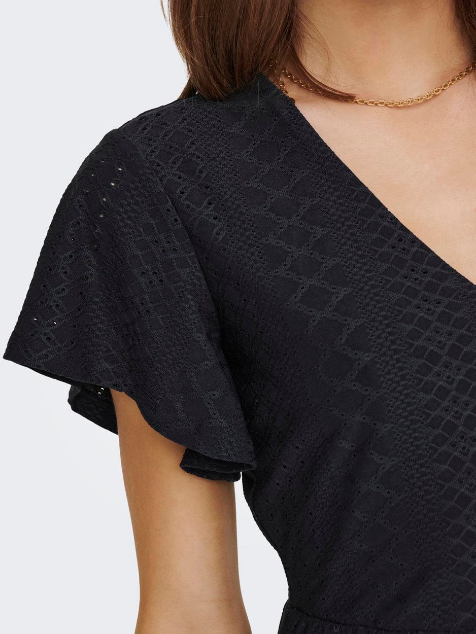 Only Sandra jurk kort navy – dames