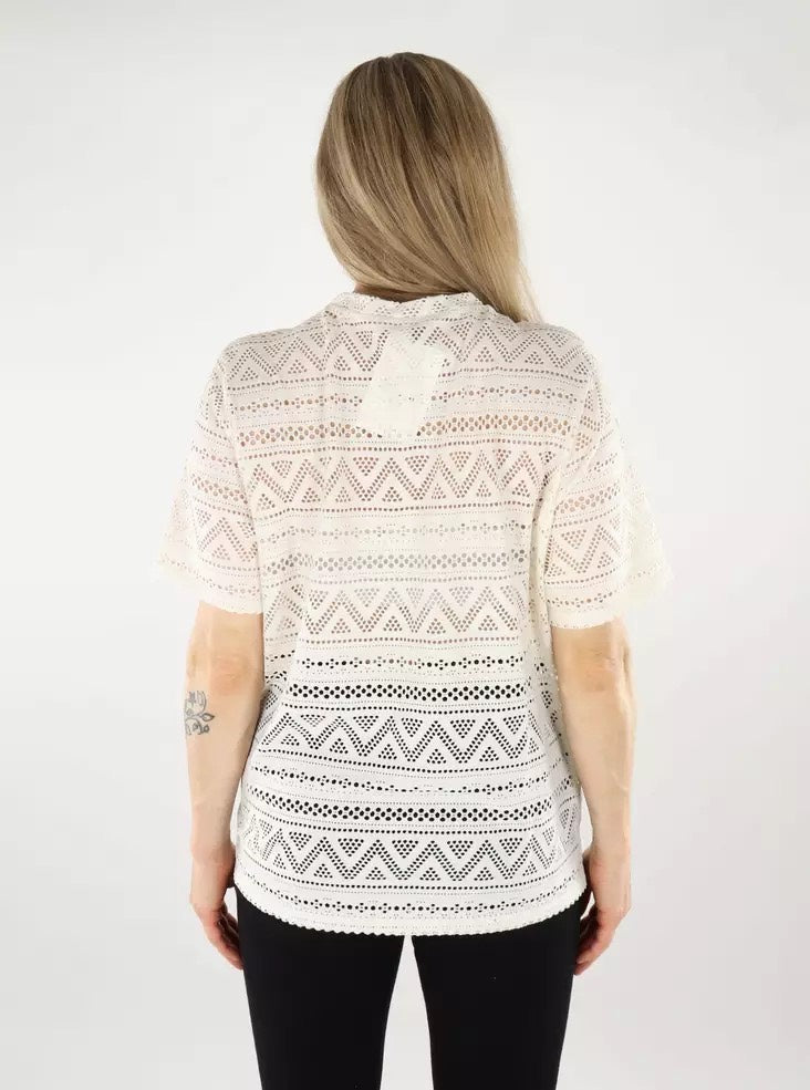 Only Aniri t-shirt off-white – dames