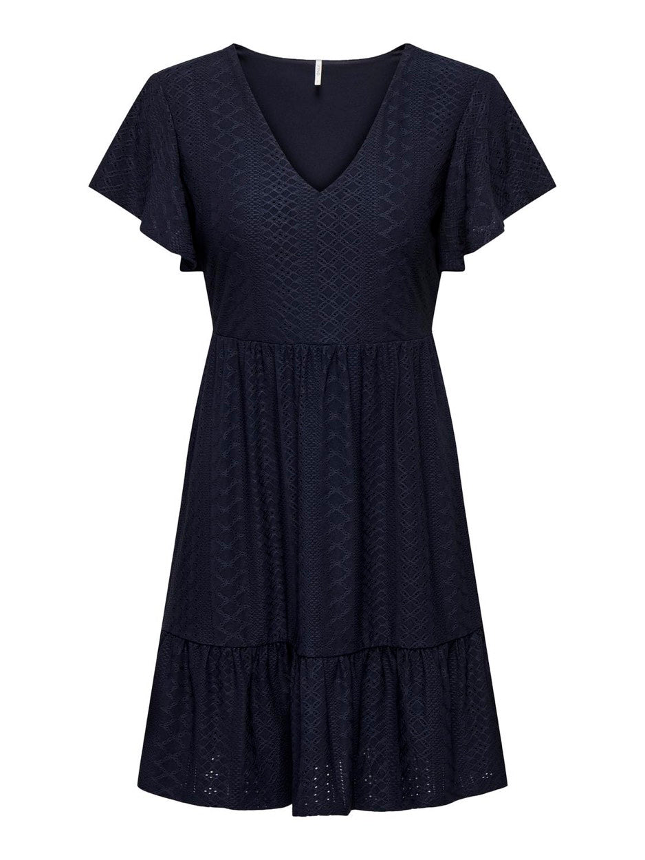 Only Sandra jurk kort navy – dames
