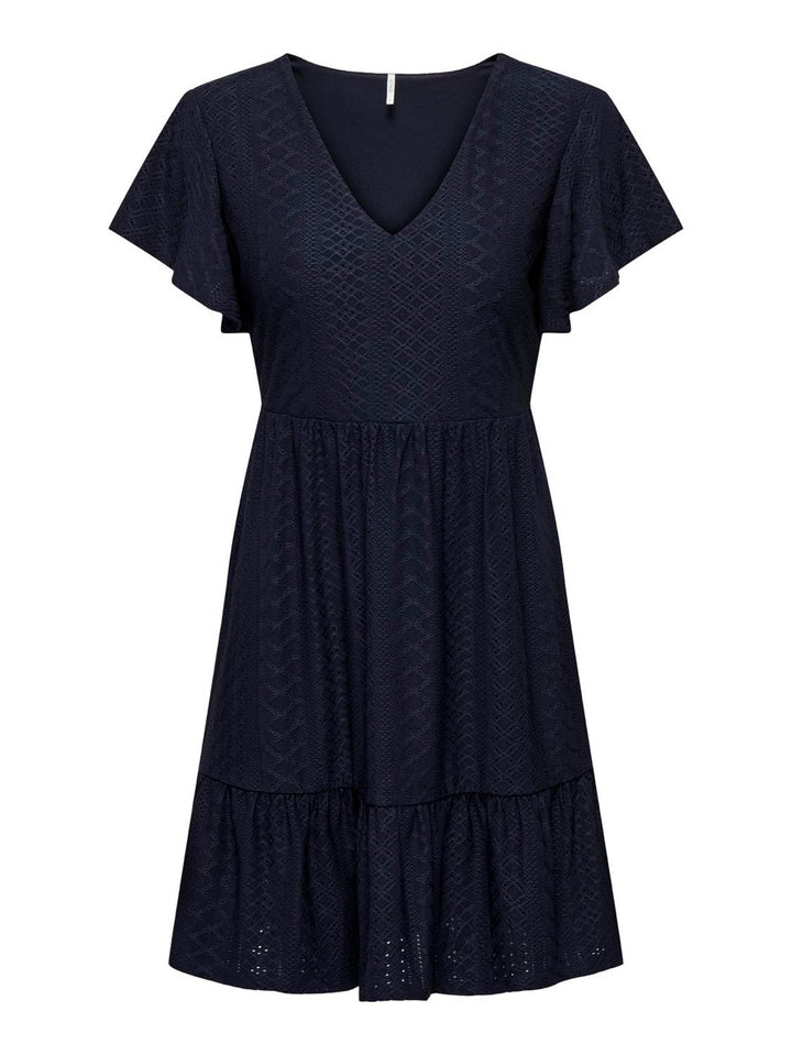 Only Sandra jurk kort navy – dames