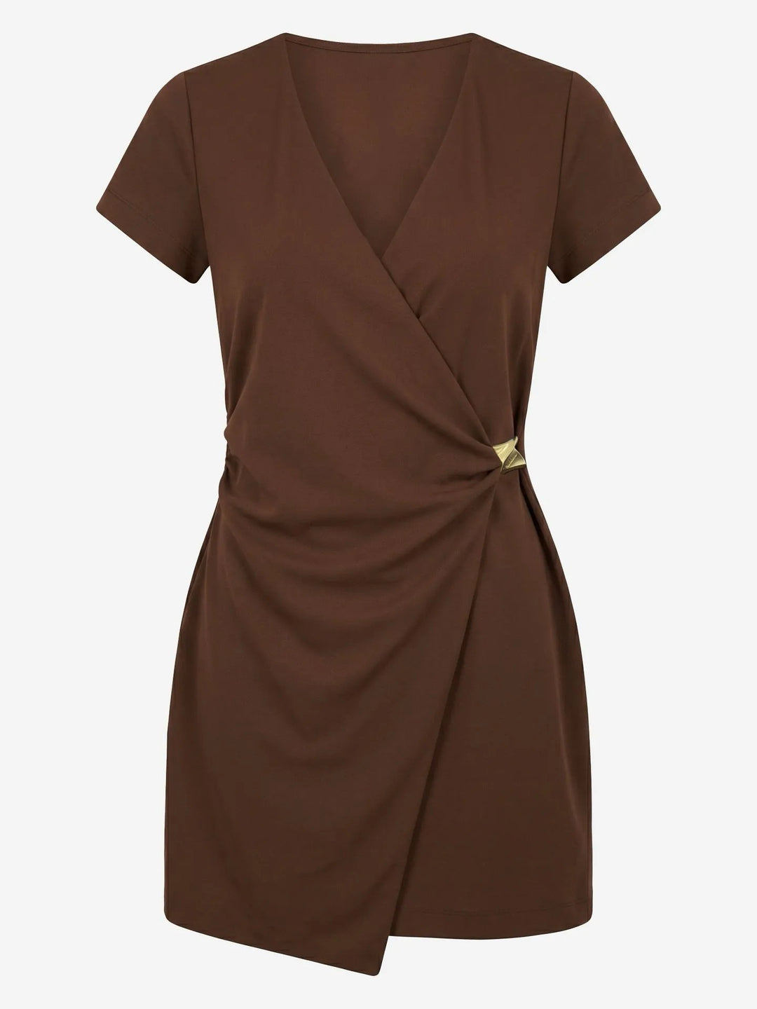 Nikkie N 5-238 2604 jurk kort bruin – dames