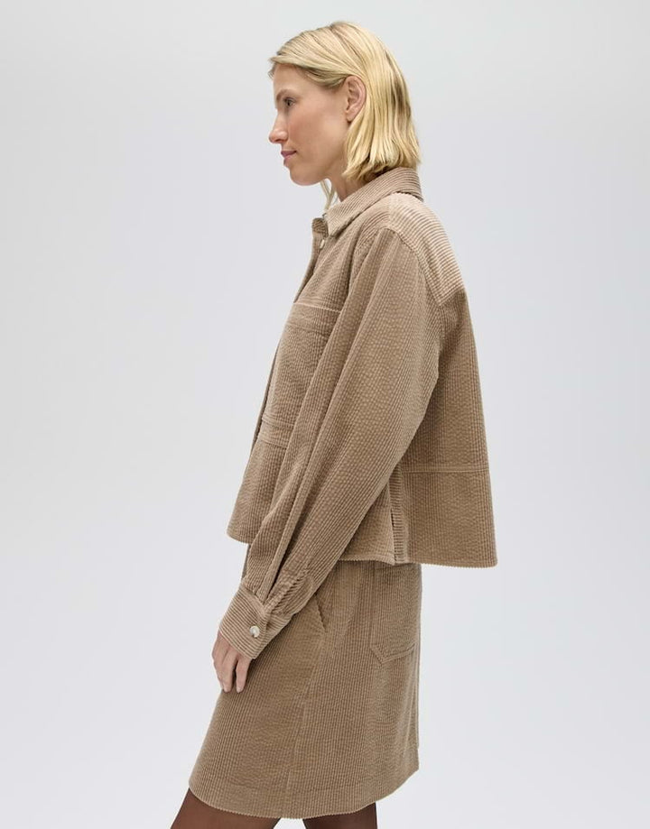 Opus Falvi 1063605930106 blouse l/m dames taupe