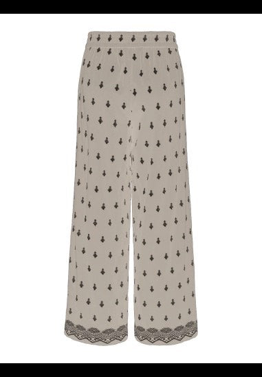 Only 15341410 willa lange broek dames – zand dessin - L32