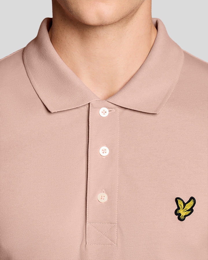 Lyle & Scott SP400VOGT polo oud roze – heren