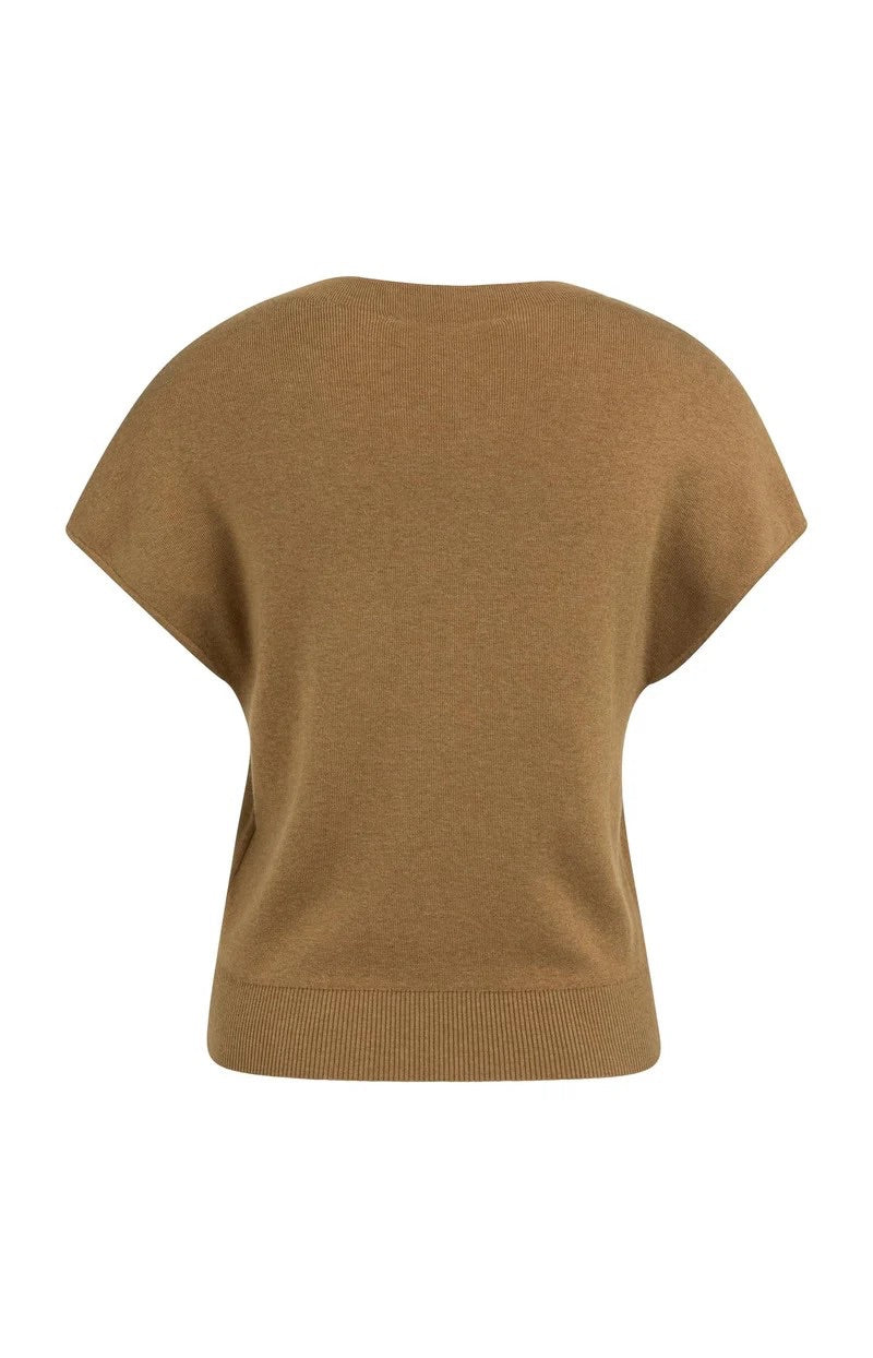 YAYA Women gebreid vest bordeaux – dames