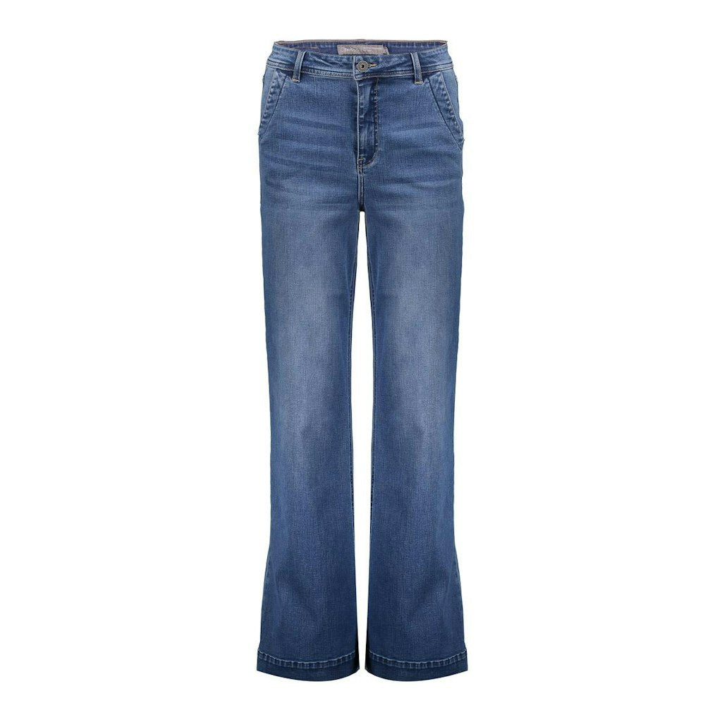 Geisha loose fit jeans dames – blue denim