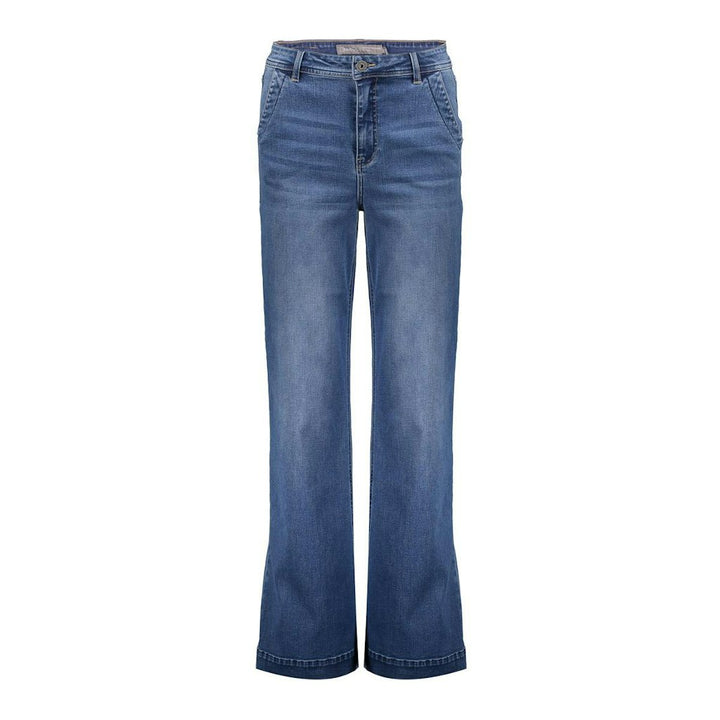 Geisha loose fit jeans dames – blue denim