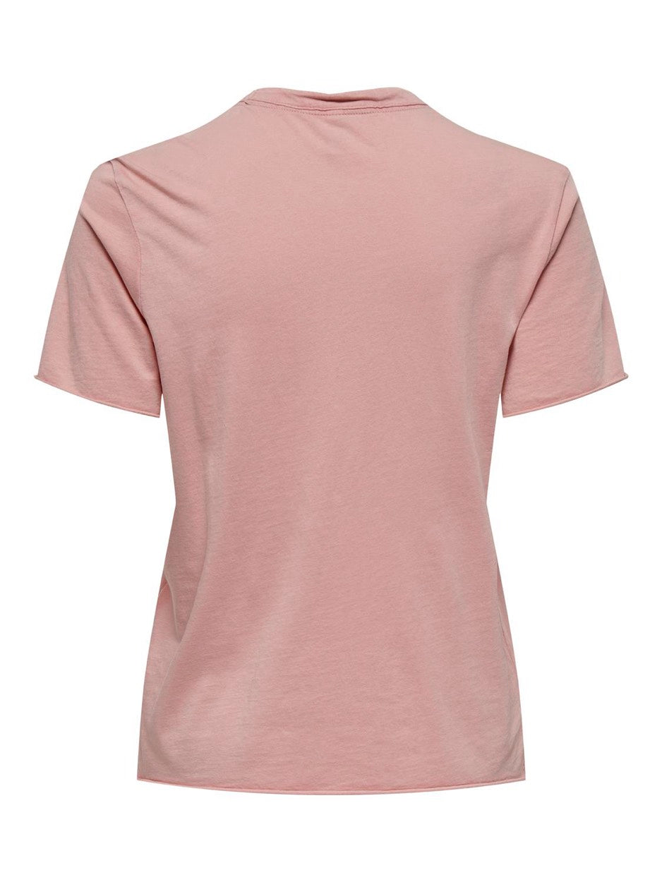 Only t-shirt k/m dames 15307412 Lucy – roze