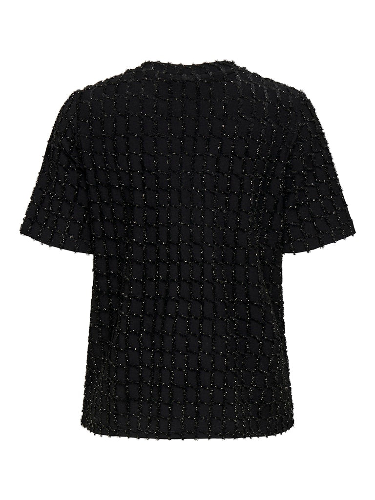 Only Ines t-shirt zwart – dames