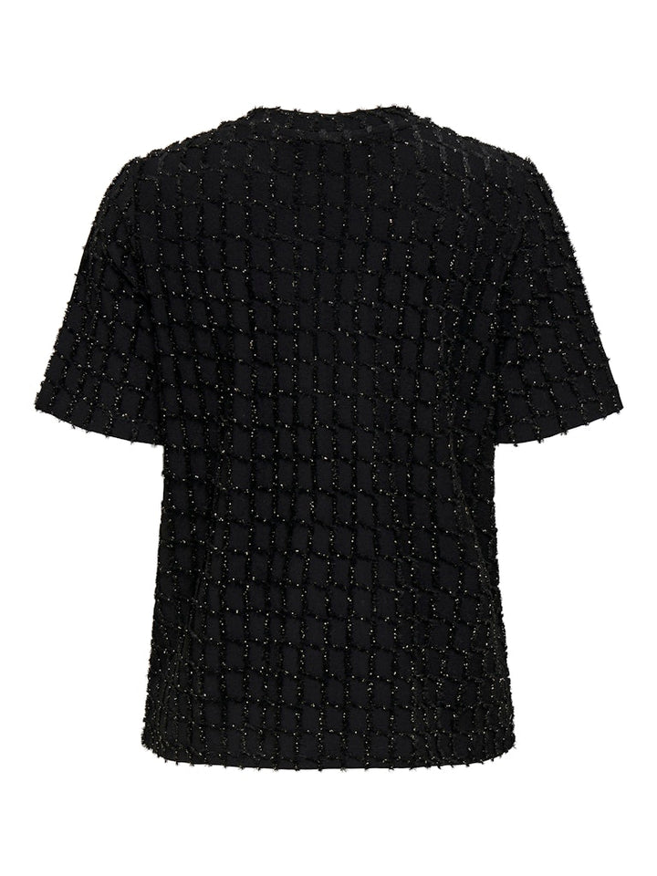 Only Ines t-shirt zwart – dames
