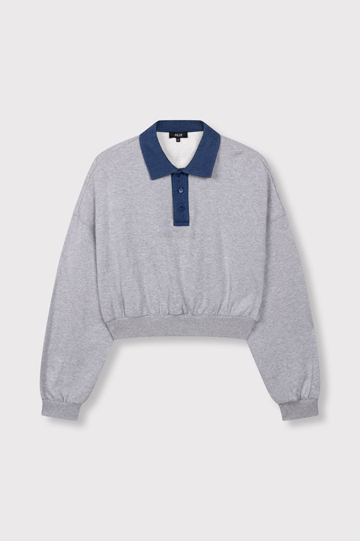 Alix the label 2609856940 sweater dames grijs melee